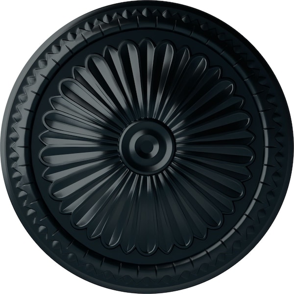 Ekena Millwork Alexa Ceiling Medallion (Fits Canopies up to 3"), Hand-Painted Night Shade, 15"OD x 1 3/4"P CM14AXNSF - main